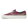 Authentic 44 DX Unisex Low Top Plaid Sneakers Red Brown VN0A5KX4RGR