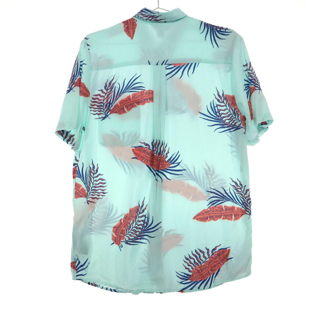 Güzellik ürünleri VOLCOM Deniz yosunu desenli Kısa kollu Aloha gömleği S Erkek Kullanılmış
