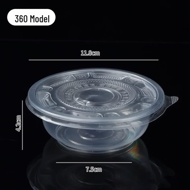 Hengming Taihe Disposable Round PP Plastic Bowls with Lids