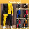 Stylish Men's Tracksuit Suit With Hoodie And Zipper Closure For Gym And Sports