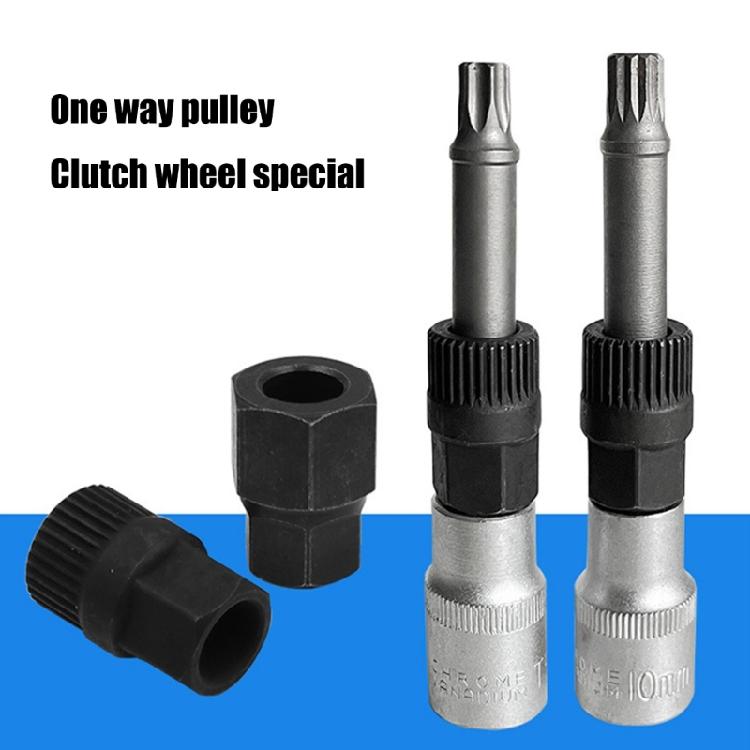 Car Alternator Clutch Pulley Removal Generator Belt Pulley Disassembly Detachment Hand Tool Instrument Maintenance Work