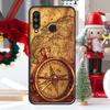 Weltkarte Kompass Nautisches Etui Für Huawei Honor 50 70 X7 X8 X9 P50 P30 Pro P20 P40 Lite Nova 9 P Smart 2019 Hülle