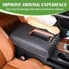 LLKUANG Car Center Console Armrest Cover Pad Fit for Toyota Tundra 2007-2021 Waterproof Leather Seat Armrest Box Cushion Pad Protector (Carbon Fiber