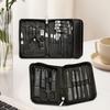 Black Nail Care Set 9/30pcs Professional Clipper Kit for Home And Travel Compact Nail Care Kit Perfect Valentine'S Day