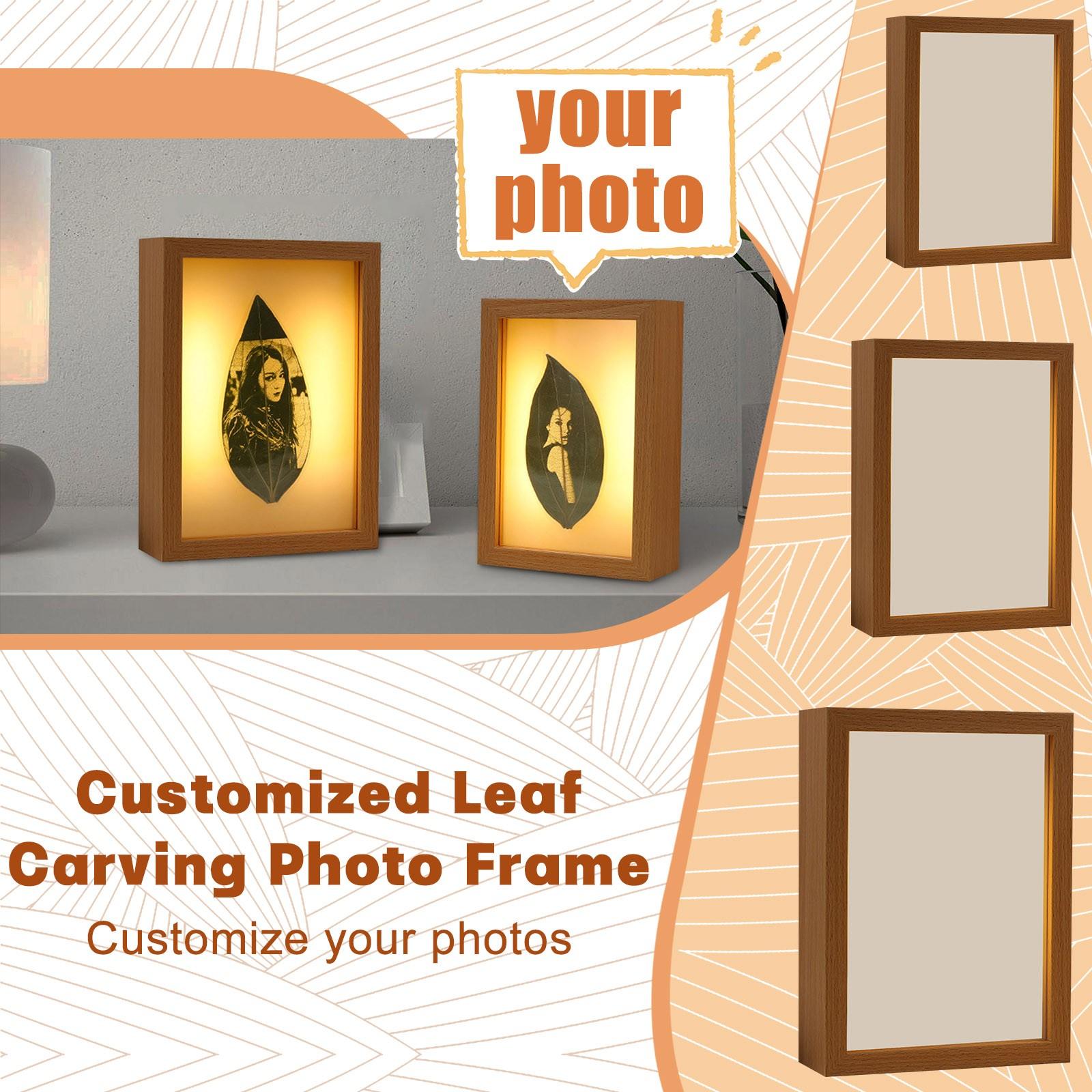 

Персонализированная гравировка на заказ фотолист с легкой фоторамкой 6