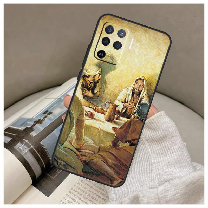 God Jesus Case For Oppo A80 A60 A40 A5 Pro A15 A16 A17 A57 A77 A94 A74 A54 A76 A96 A18 A38 A58 A78 A98