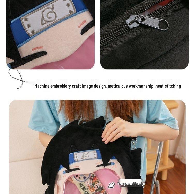 Naruto Shippuden Sasuke Uchiha Ita Bag Plyšový batoh