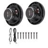 1 Pair 5in Car Stereo Speaker Universal Dome Tweeter 4 Ohm  Loudspeakers for Automobile Audio System