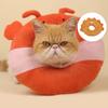 Lovely Pet Recovery Collar Protective Cone For Dog Cats After Surgical Adjusting Neck Size Plush Collar Prevent Licking