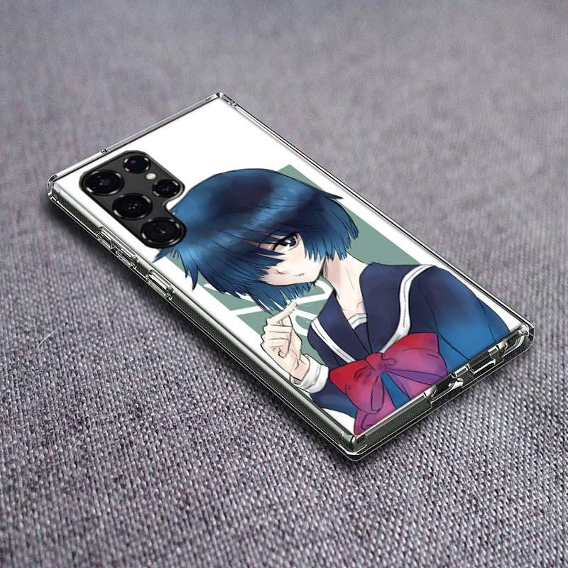 Urabe Mikoto Phone Case For Samsung Galaxy S24 S23 S21 S20 FE S22 S26 Ultra S25 Edge S10 Plus Cover Clear TPU Capa Shell Coque S