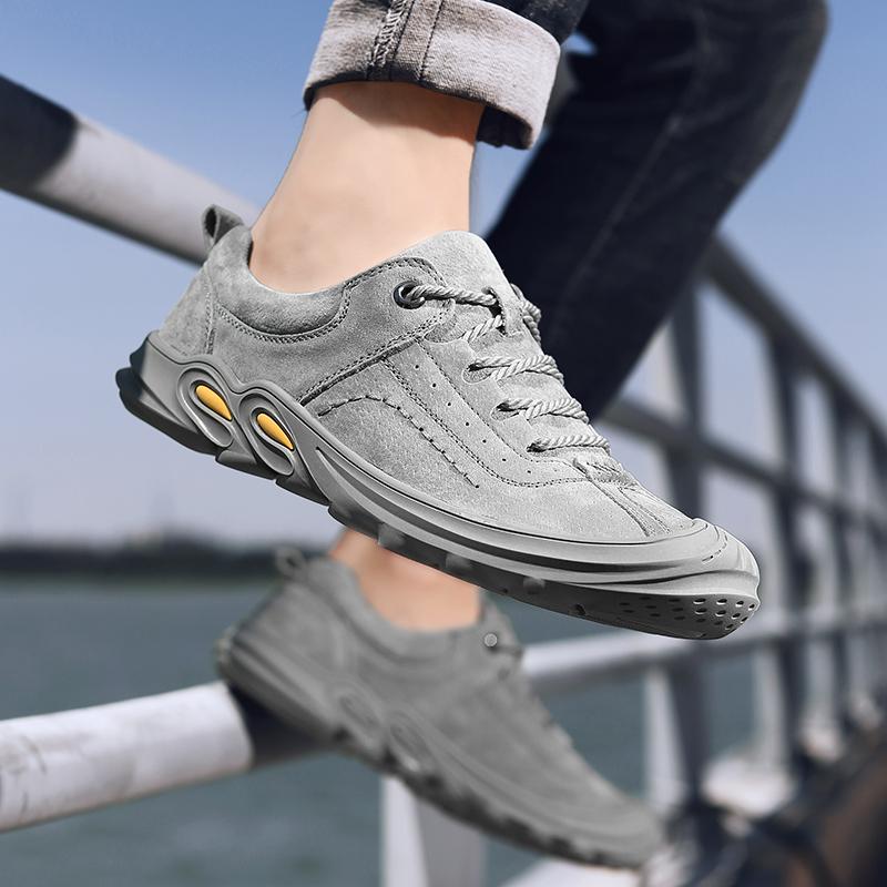 Spring Popular Men 'S Loafers Outdoor Sports All -Matchmen 'S Shoes Casual Fashion Hiking Shoes Breathable Lightweight Hiking Shoes