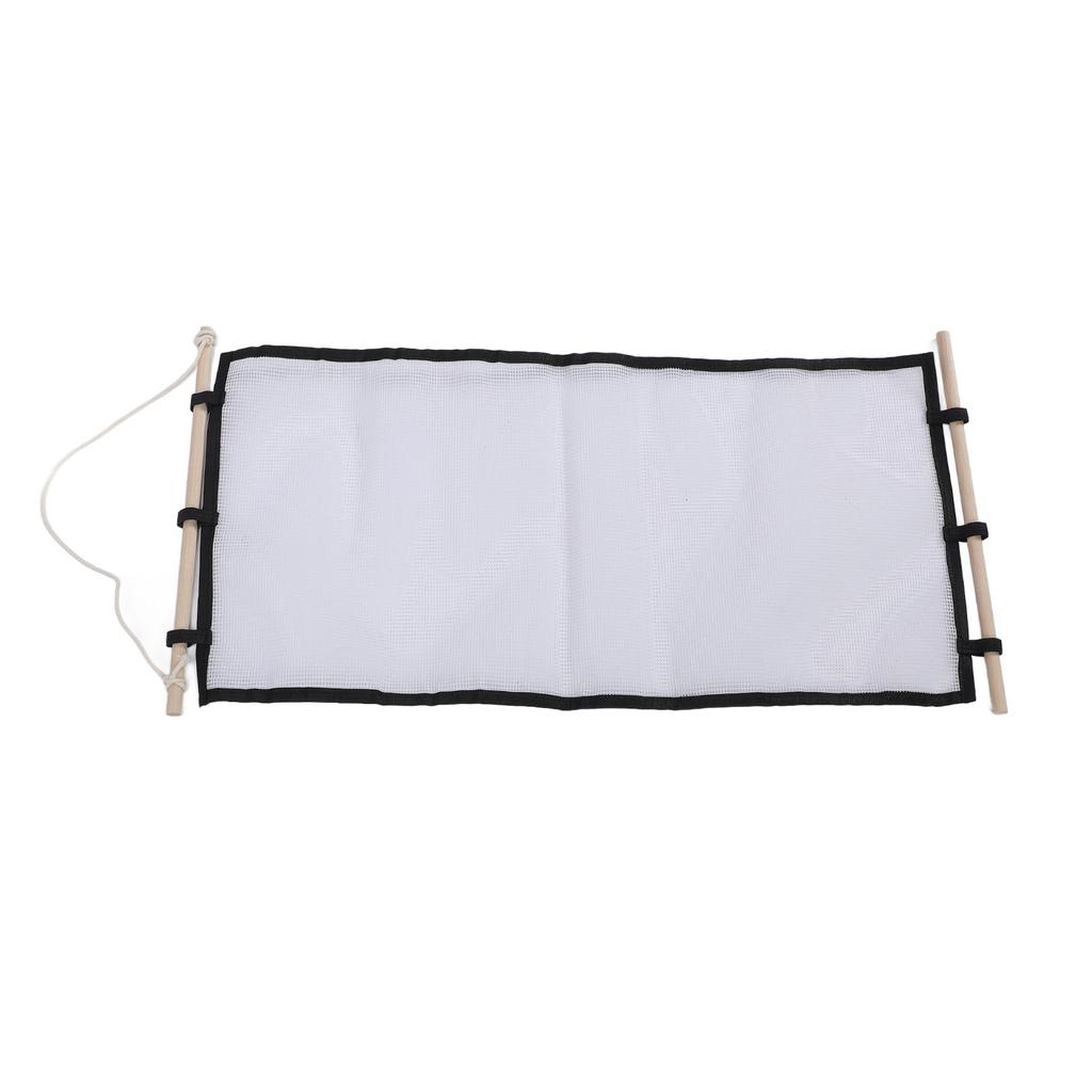 Hängender Ohrringhalter Netzstoff Wandmontage Schmuckorganisator für Halsketten Armbänder