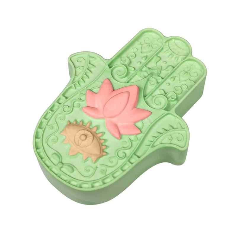 Non-toxic Handmade Cake Soap Silicone Mould for DIY Craft Making Interior Decoration Hand Silicone Mold Hand of Fatima