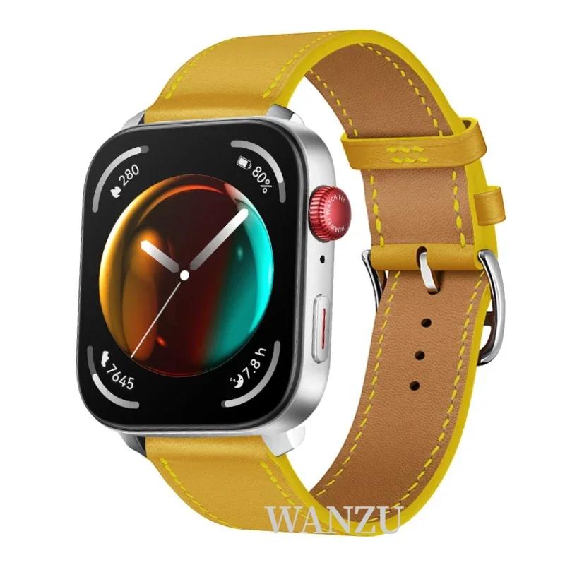 High-end Leather Strap For Huawei Watch Fit 5 Pro/4 Pro Sports Comfortable Breathable Bracelet Huawei Fit 5/4/3 Correa Accessory