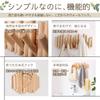 SALUDABLE Wooden Wall Wall Hanger for Coats and Stylish Interior Storage 5 Hooks, Hats, (Natural, Hooks)