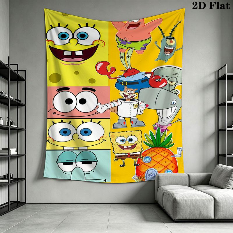 Animation Wall Hanging Printed Fabric Blanket Decorative Tapestries for Bedroom Living Room Home Decor