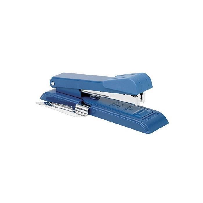 Agrafeuse de bureau - BOSTITCH - B8 - Couleur Bleu - Compatible agrafes stcr211506z - Ote-agrafes inclus