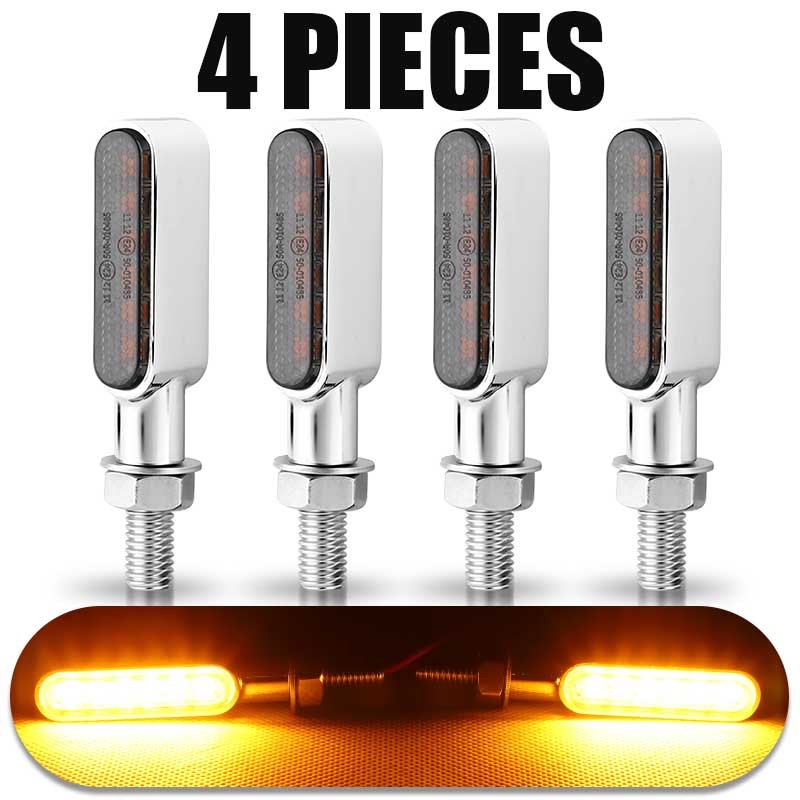 8mm Mini led Motorcycle Turn signal Light lamp Indicators Blinker clignotant moto led for honda yamaha kawasaki cafe racer 12V