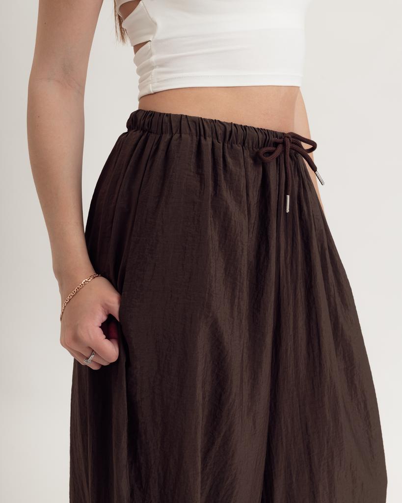 Women's Loose Trousers 5368 36 Chocolate