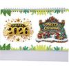 Diamond Painting Monthly Calendar Kit Diamond Painting Paper Calendar Monthly Flip Tabletop Calendar for Adults Beginners