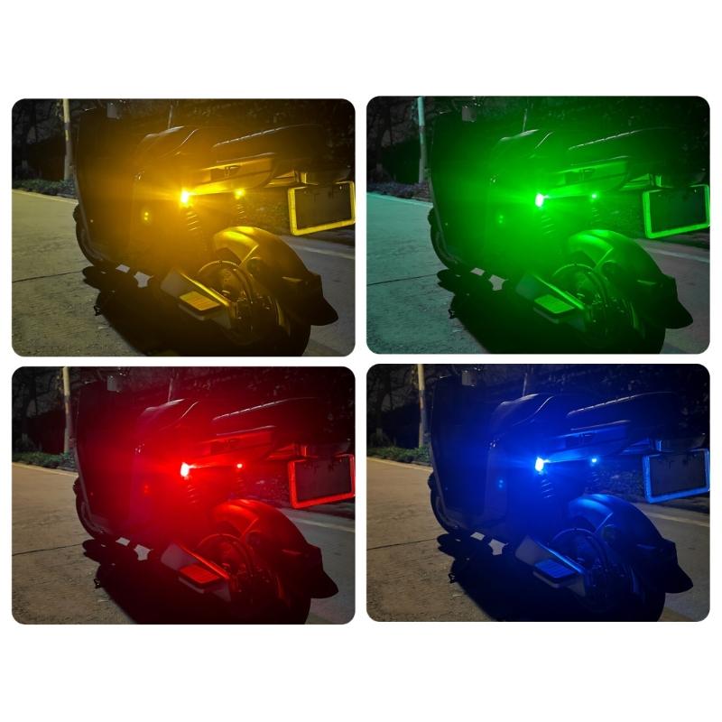 Remote Control LED Warning Lamp Rechargeable LED Strobe Light High Brightness Lamp for Enhanced Night Driving Safety