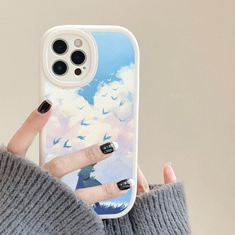 S-Sky C-Children of the L-Light Phone Case Hard Leather For iPhone 16 15 14 13 12 Mini 11 14 Pro Max Xs X Xr 7 8 Plus Fundas