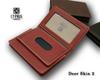 Deer Skin 2 Business card pass holder gusset and pass holder 2353 [CYPRIS] (Deerskin 2) + (through included) (authorized dealer) (green)