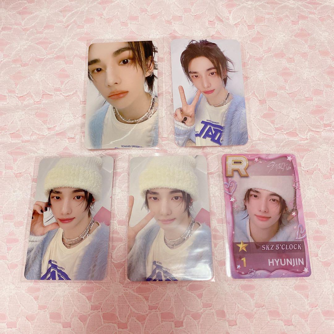 

[USED] Hyunjin 5th Generation Fan Meeting 5 clock Trading Card Set Bulk Sale