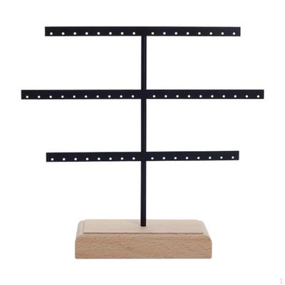 Earrings Organizer Dangling Holder Gift for Mom 3 Tiers Ear Studs Jewelry Display