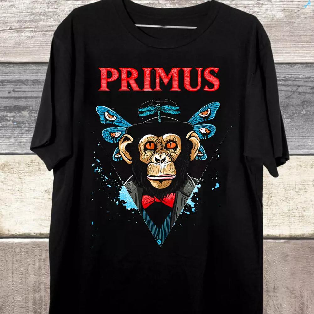 Primus 2024 Summer Tour Band Black Shirt Unisex All Sizes JJ2334