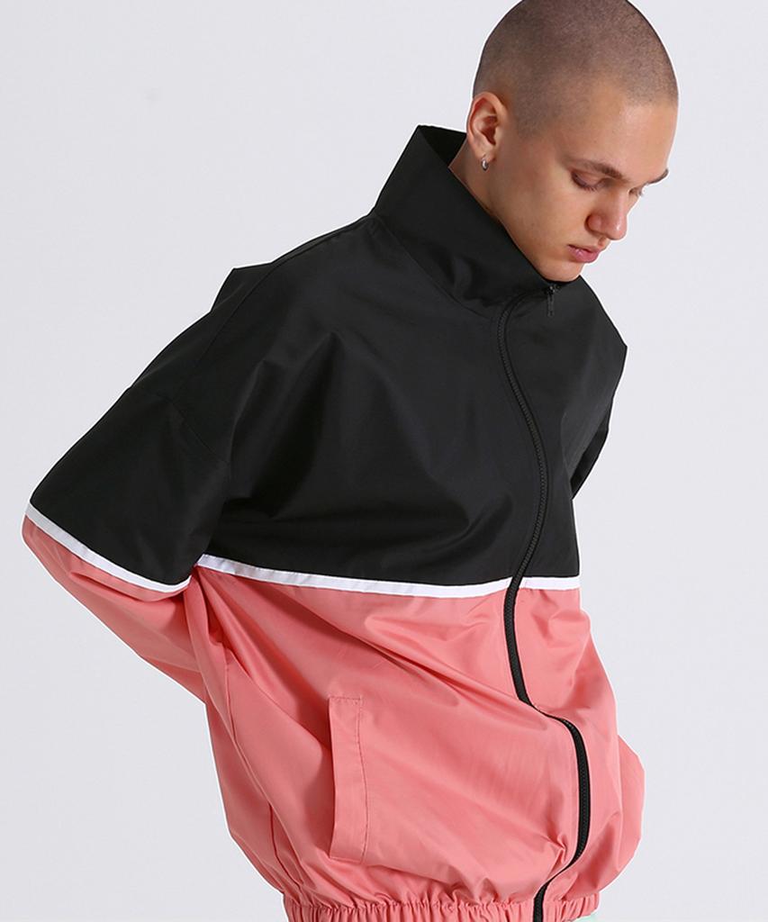 Urban Players Tess Oversized Windbreaker Jacket (Pink)