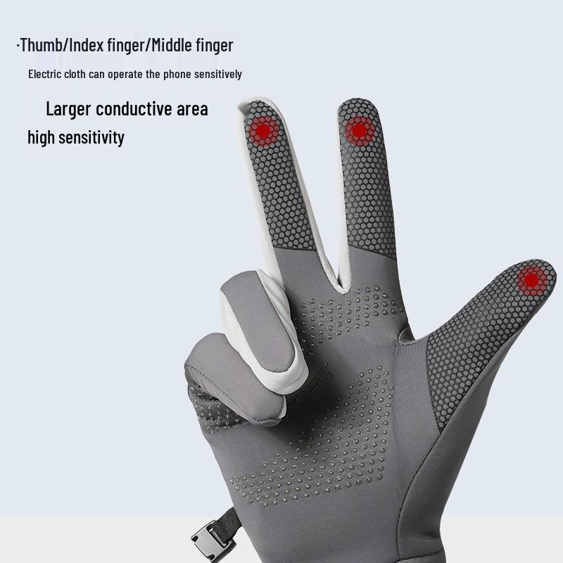 New Unisex Touchscreen Waterproof Cycling Gloves - Windproof, Non-Slip, Ideal for Autumn/Winter Outdoor Sports & Training