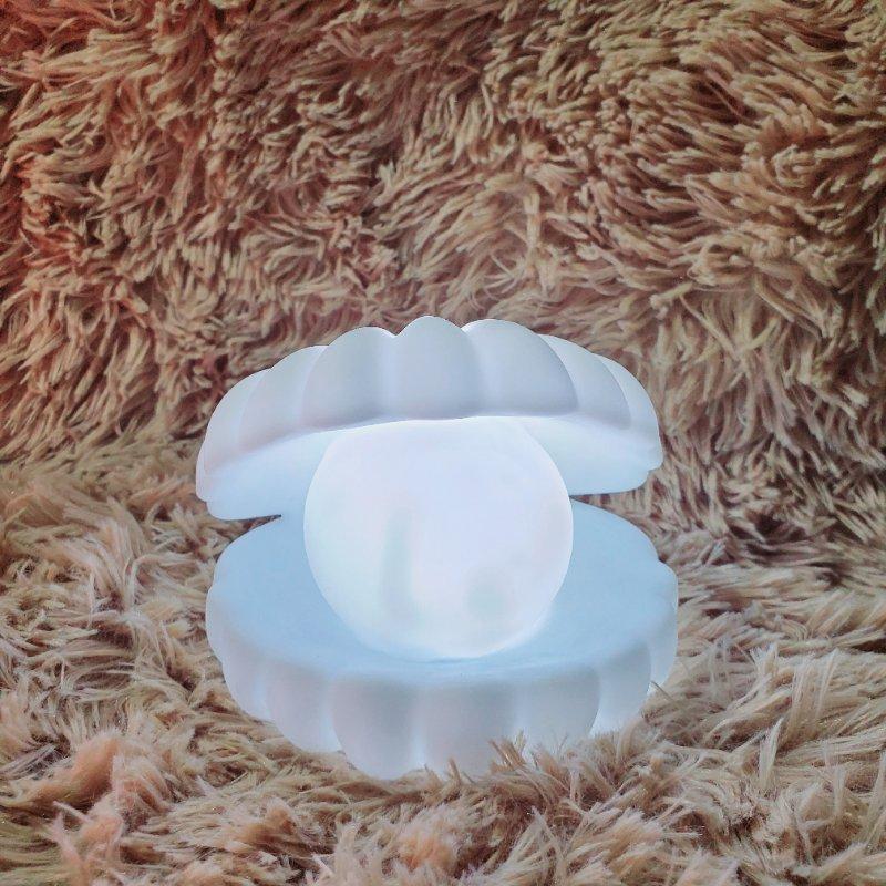 LED Night Light Shell Decorative Luminaires Kawaii Room Decor Toys for Children Cartoon Bedroom Lights Holiday Gifts Birthday