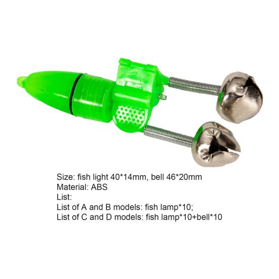 MUQZI Sportstilbehør Praktisk agnalarmklokke Lett ABS God seighet