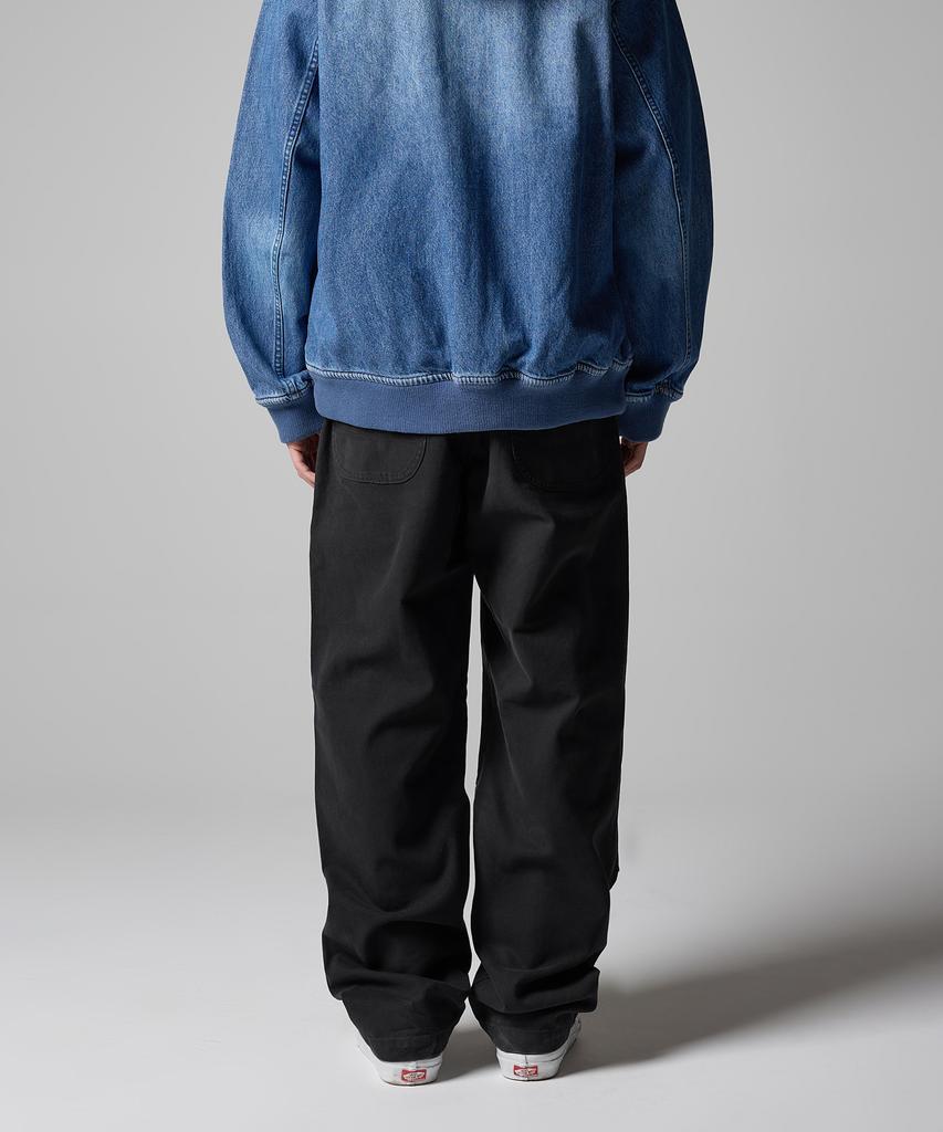 DICKIES Stonewashed Duck Canvas Double Knee Pants Black