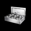 Stainless Steel 6-Grid Spice Box