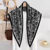 Luxury Fashion Triangular Scarf Women Multi Functional Headscarf For Travel Jeans Decoration