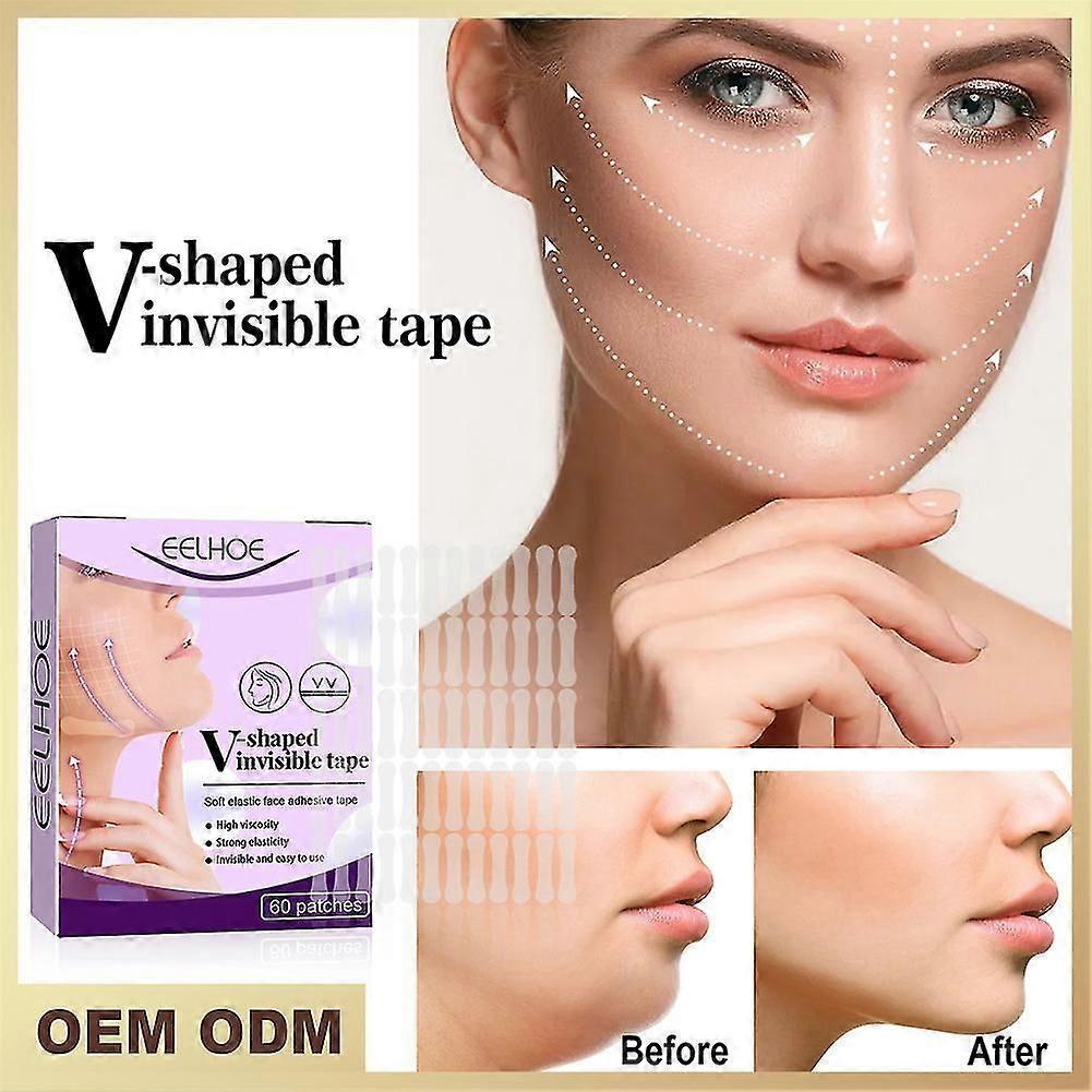120x Invisible Face Lift Tape, Instant Face Lift Tape Double Chin Wrinkles Thin