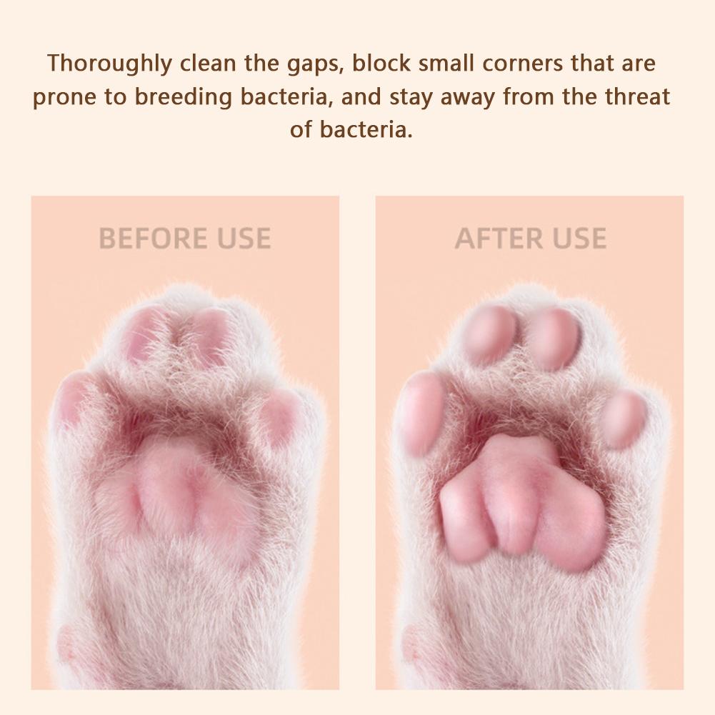 Dog Paw Trimmer with LED Light Waterproof Rechargeable Cat Electric Grooming Clippers Low Noise Hair Shaver Eyes Ears Face Rump