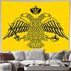Medieval Tapestry Wall Hanging Eagle Crest Gothic Home Decor Vintage Shield Banner Dorm Room Living Room Aesthetic Art