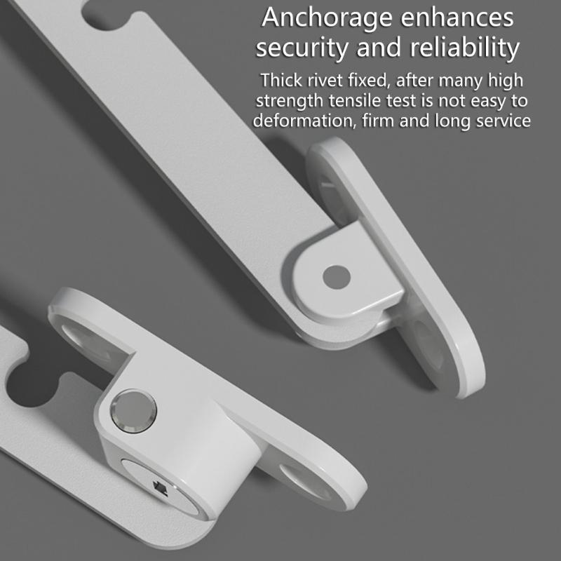Durable Carbon Steel Window Door Support Lock Childproof Lock Window Restrictor Ensure Child Safety & Prevent Accidents