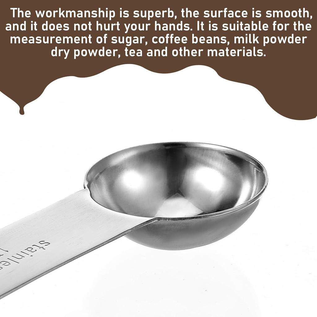 2pcs 1 Teaspoon(1/3 tbsp | 5 ml | 5 cc | 1/6 oz) Measuring Spoons, 18/8 Food Grade Stainless Steel, More Corrosion Resistant, Wide Handle Anti-Shake