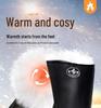 Real Wool Waterproof Winter Boots -40°F, Non-Slip Genuine Leather