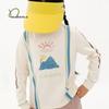 Na Ju Kids Color Block Illustration Printed Long-Sleeve Cotton Ribbed T-Shirt
