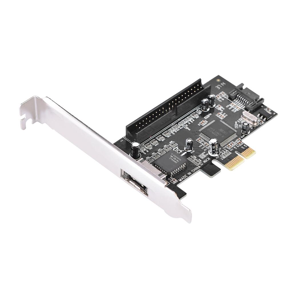 

Карта-адаптер PCI-E PCI Express до IDE ATA133 + SATA II + ESATA Raid JMB363