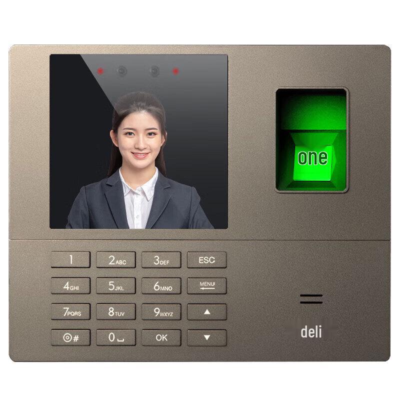 Deli T999W Infrared Face & Fingerprint Time Attendance Machine