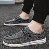 Cloth Shoes Men's Autumn Linen Canvas Shoes Men's Labor Insurance Work Pedal Loafers