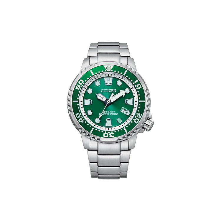 CITIZEN Promaster Light Powered Quartz Movement Stainless Steel Strap Watch Men s Watches Green BN0158-85X Green Dial