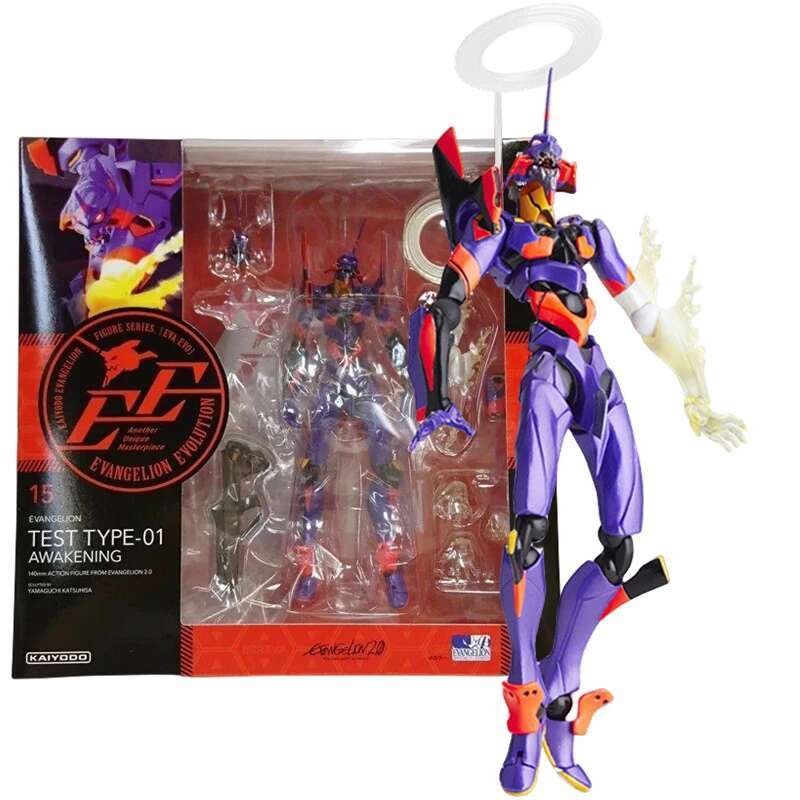 

EVA AMAZING YAMAGUCHI EVANGELION EVANGELION-01 Awakening KAIYODO Super Evagelion EVA01 Action Figures Robot Mecha Toy Gift