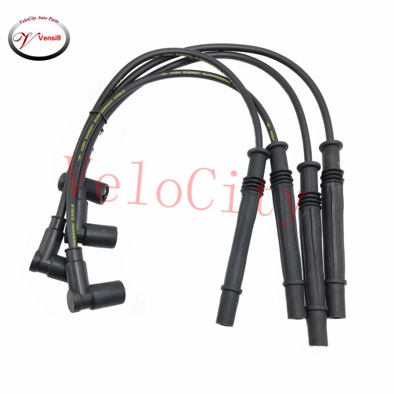 Spark Plug Wire Set Fits For Renault Clio Kangoo Twingo II Dacia Logan 1.2L Part No# 8200713680 224404659R 2448800QAA